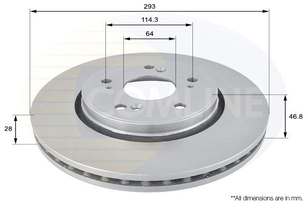 фото Тормозной диск comline adc0560v