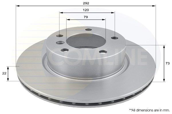 фото Тормозной диск comline adc1717v