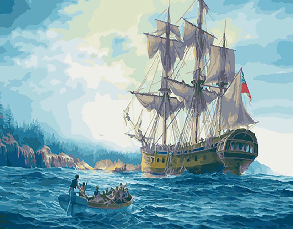 

Картина по номерам Paintboy Под парусами, 40x50 см, Под парусами