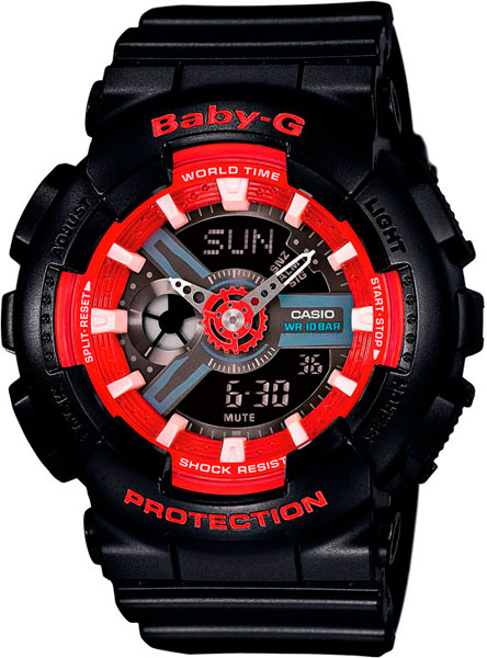 фото Наручные часы кварцевые женские casio baby-g ba-110sn-1a