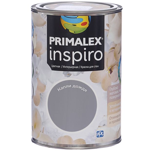 Краска Primalex Inspiro, капли дождя, 1 л