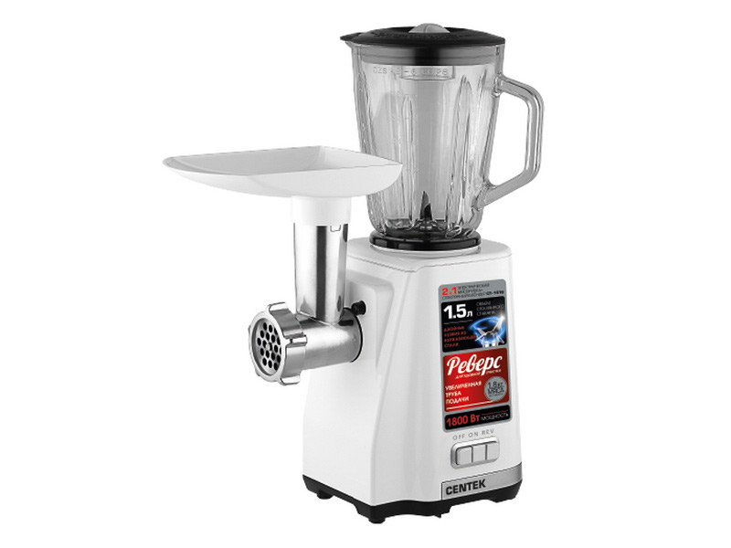 

Электромясорубка Centek CT-1616 White, CT-1616