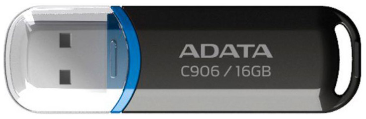 Флешка ADATA Classic C906 16ГБ Black (AC906-16G-RBK)