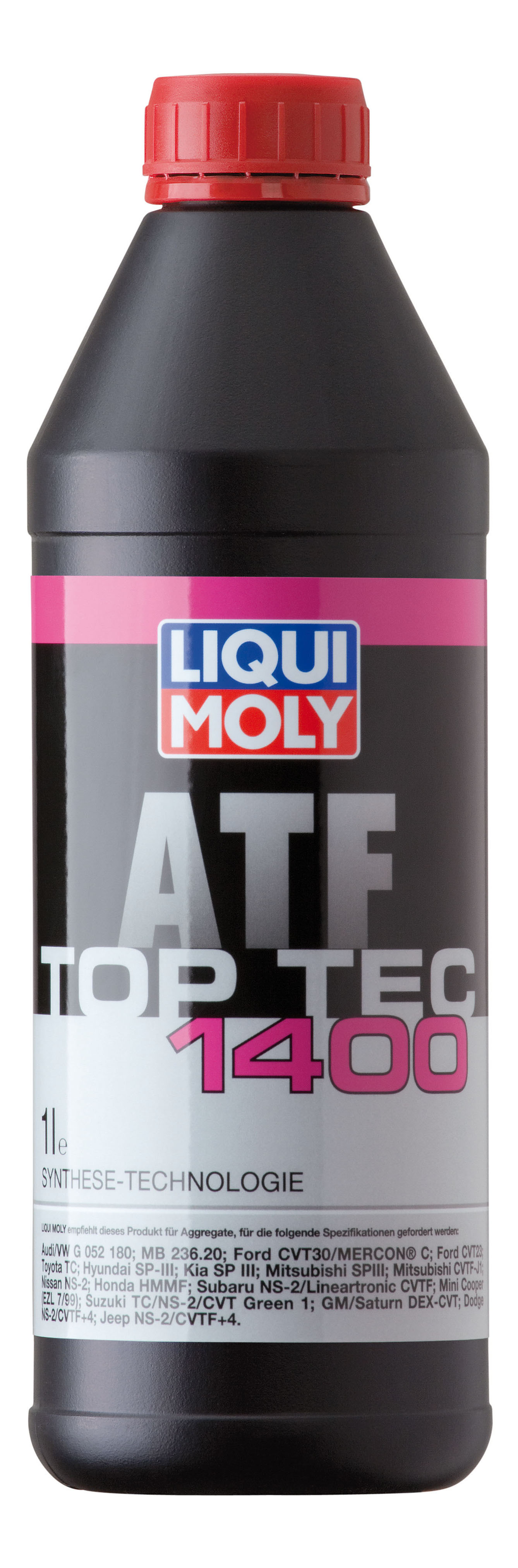 фото Нс-синтетическое трансмиссионное масло для вариаторов cvt top tec atf 1400 liqui moly