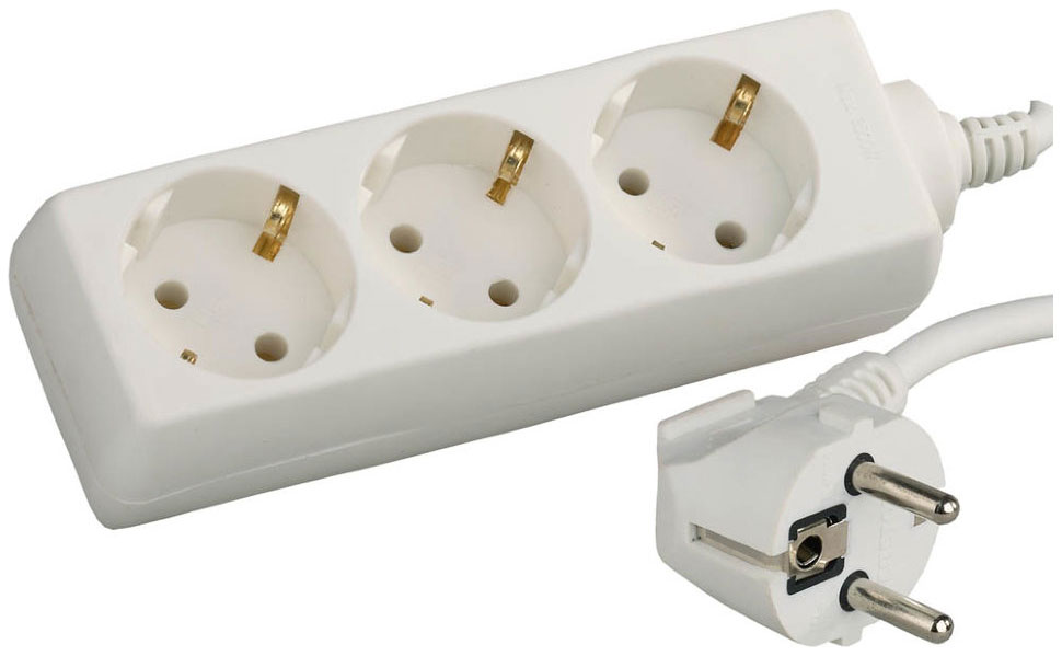 

Удлинитель СВЕТОЗАР SV-55030-3, 3 розетки, 3 м, White, SV-55030-3