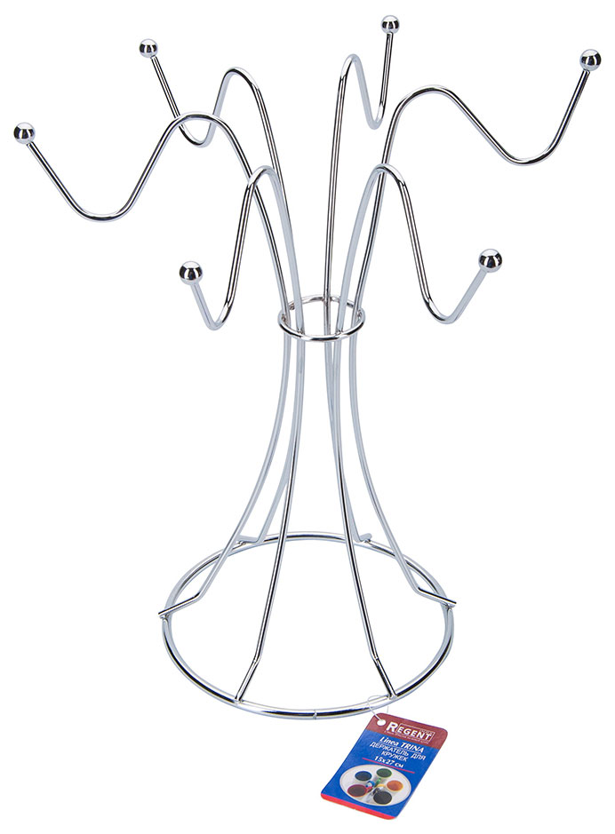 фото Подставка для кружек regent inox trina 93-tr-07-01 серебристый