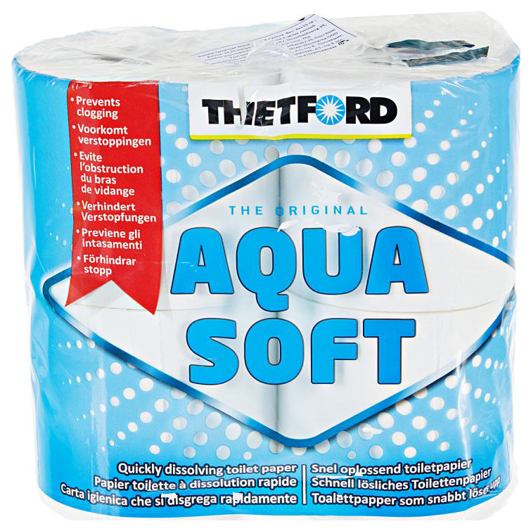 Бумага для биотуалета Thetford Aqua Soft растворимая 4 шт.