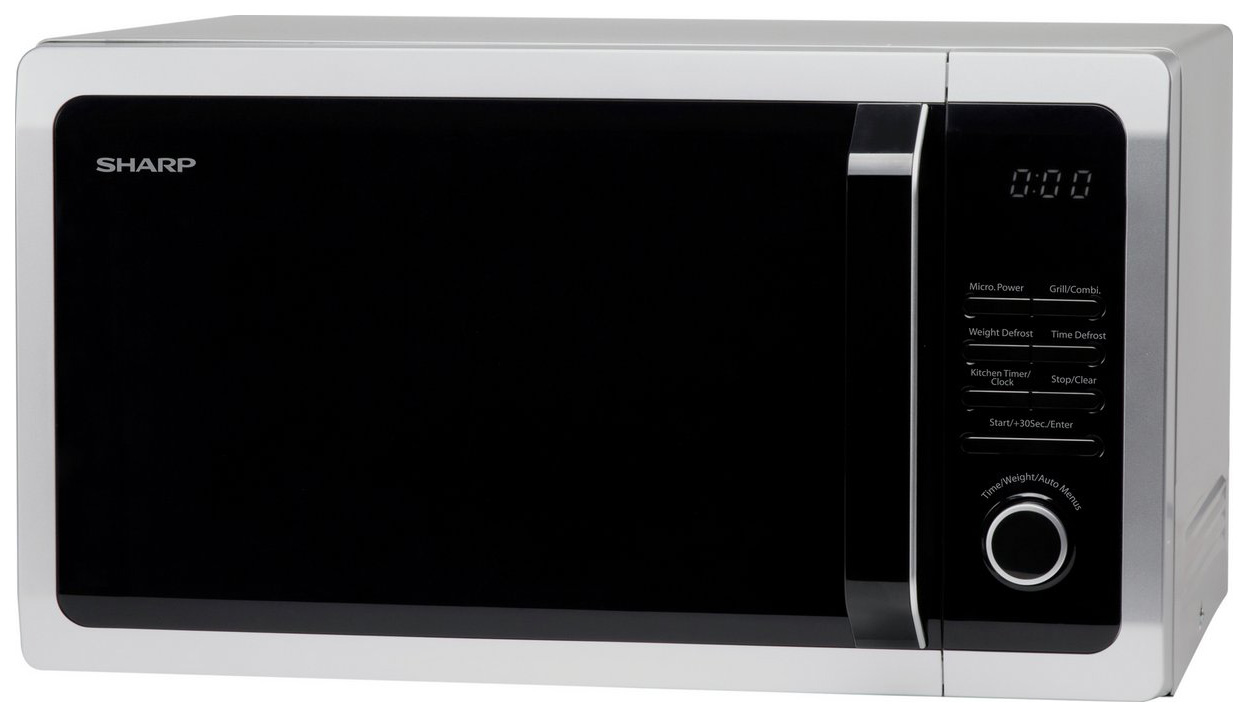 фото Микроволновая печь с грилем sharp r-6852rsl silver