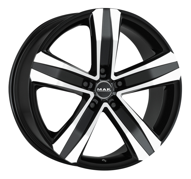 

Колесный диск MAK Stone 5 W R16 6.5J PCD5x118 ET55 D71.1 (WHS126941), Серебристый;черный, stone 5 W 6,5x16/5x118 ЕТ55 D71,1 Black mirror