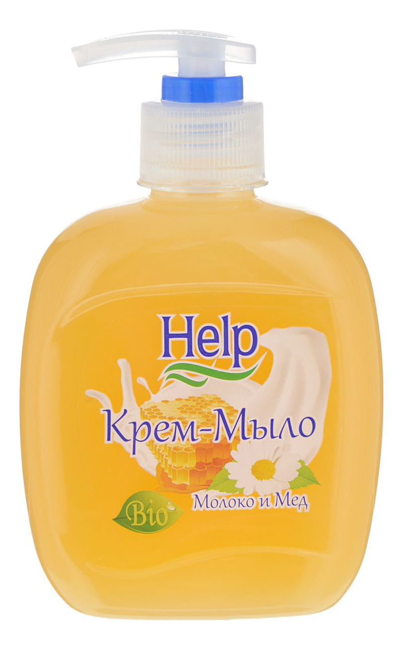 фото Жидкое мыло молоко и мед 500 мл help