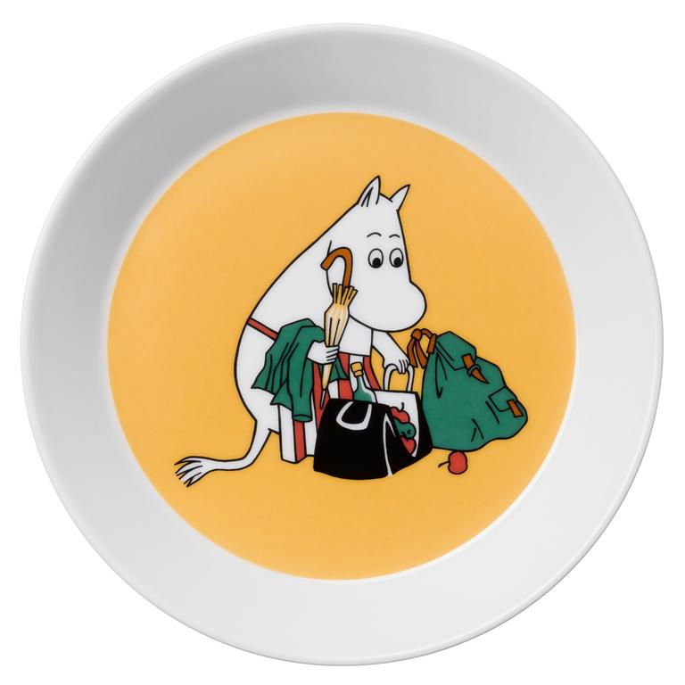 фото Moomin тарелка 19см муми-мама абрикосовая moomin arabia finland