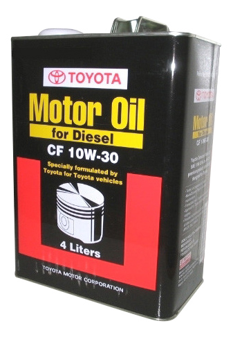 Моторное масло Toyota Diesel Oil CF 10W30 4л 4222₽