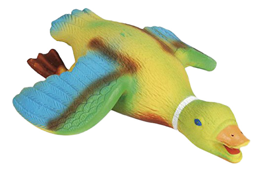 фото Жевательная игрушка для собак beeztees утка с крыльями, длина 22 см