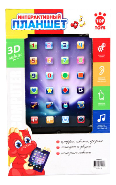 

Интерактивная развивающая игрушка Top Toys Интерактивный планшет, Планшет