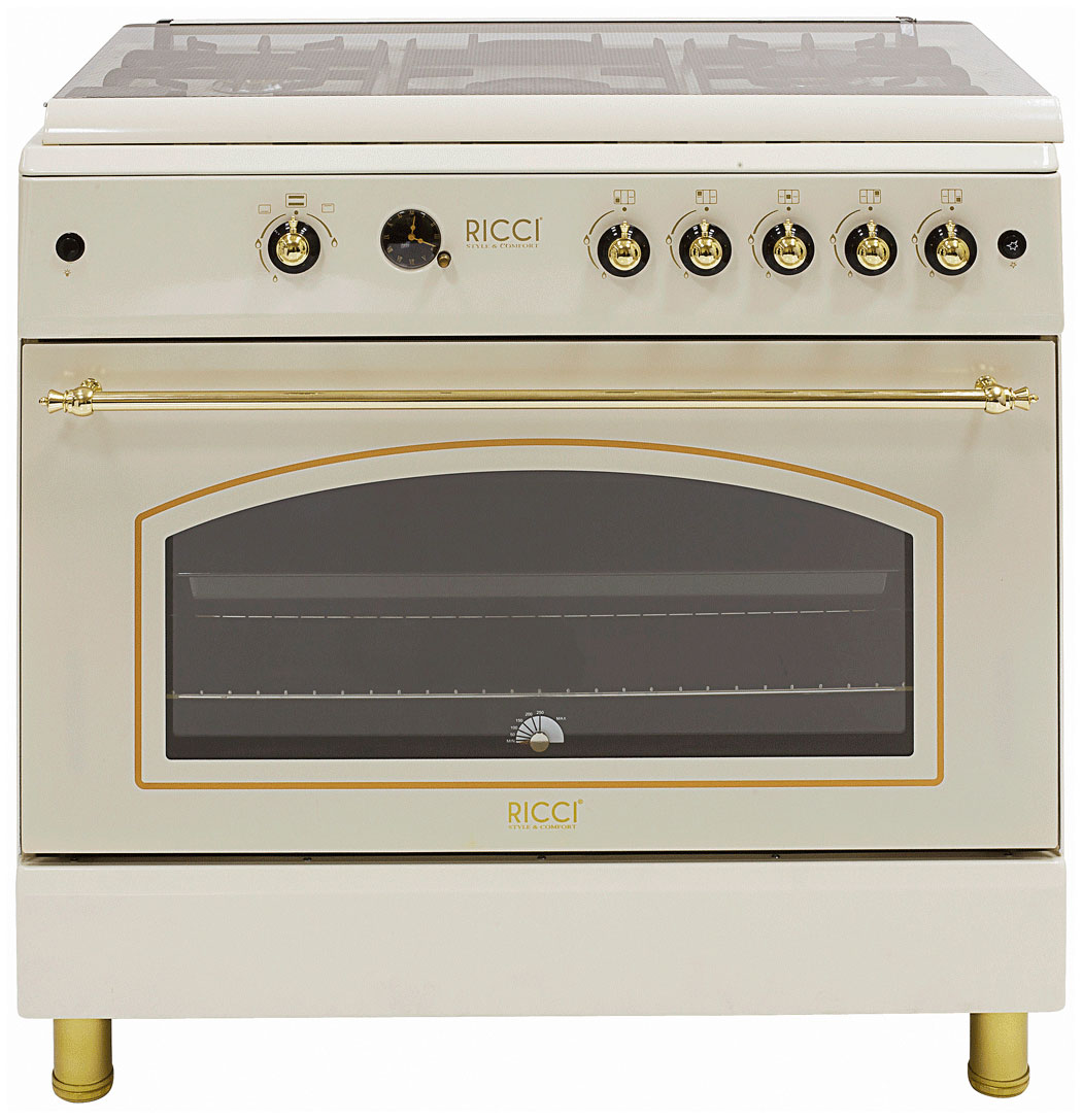

Газовый варочный центр RICCI RGC 9030 BG Beige, RGC 9030 BG