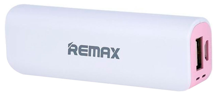 

Внешний аккумулятор Remax Mini 2600 мА/ч White/Pink, Mini