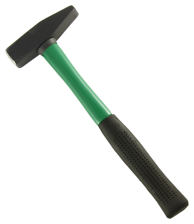 Молоток кованый со стеклопластиковой обрезиненной ручкой, Кедр, 500 г