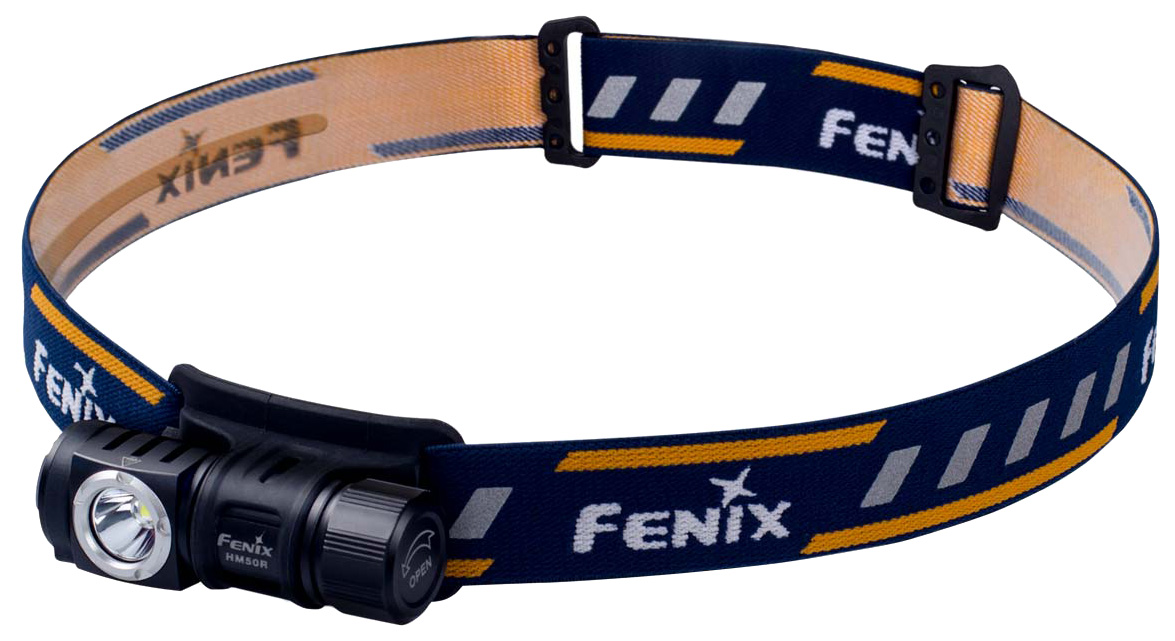 Туристический фонарь Fenix HM50R черный, 4 режима