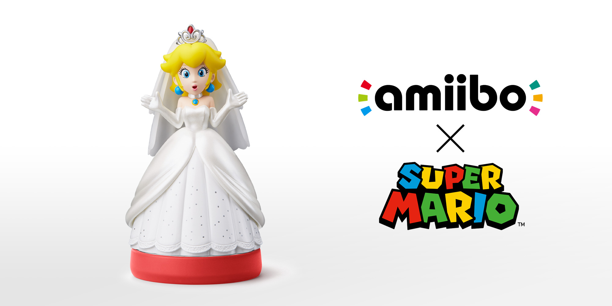 фото Игрушка amiibo пич свадьба super mario коллекция