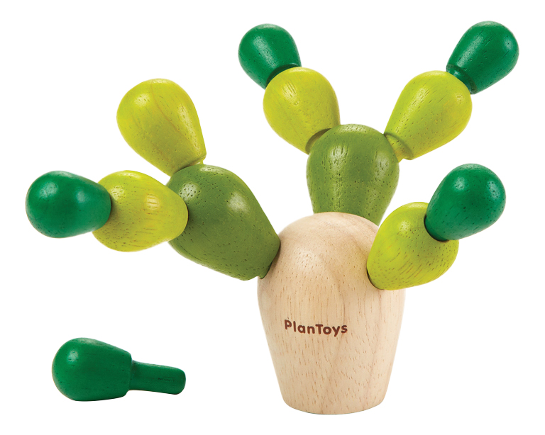 фото Семейная настольная игра plantoys кактус балансир