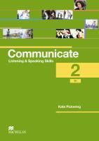 

Communicate 2 Student's Book