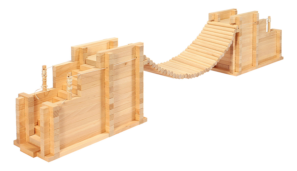 Конструктор деревянный ПЕЛСИ Сказочный мост деревянный дом традиции и новаторство