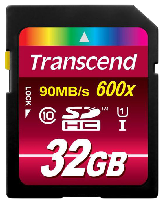 

Карта памяти Transcend SDHC TS32GSDHC10U1 32GB, TS32GSDHC10U1