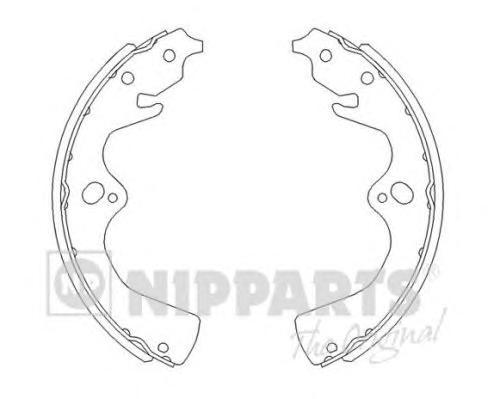 

Тормозные колодки барабанные NIPPARTS J3500307