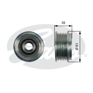 

Шкив Gates OAP7166