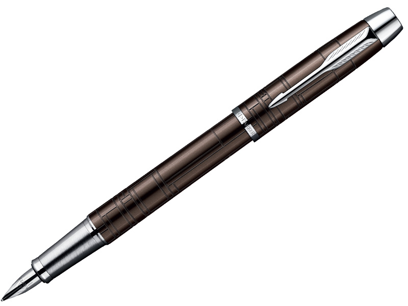 

Перьевая ручка Parker IM Premium - Metallic Brown CT F