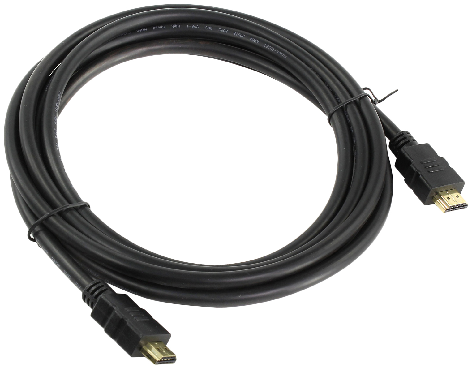 фото Кабель aopen hdmi - hdmi, 3м black (acg711)