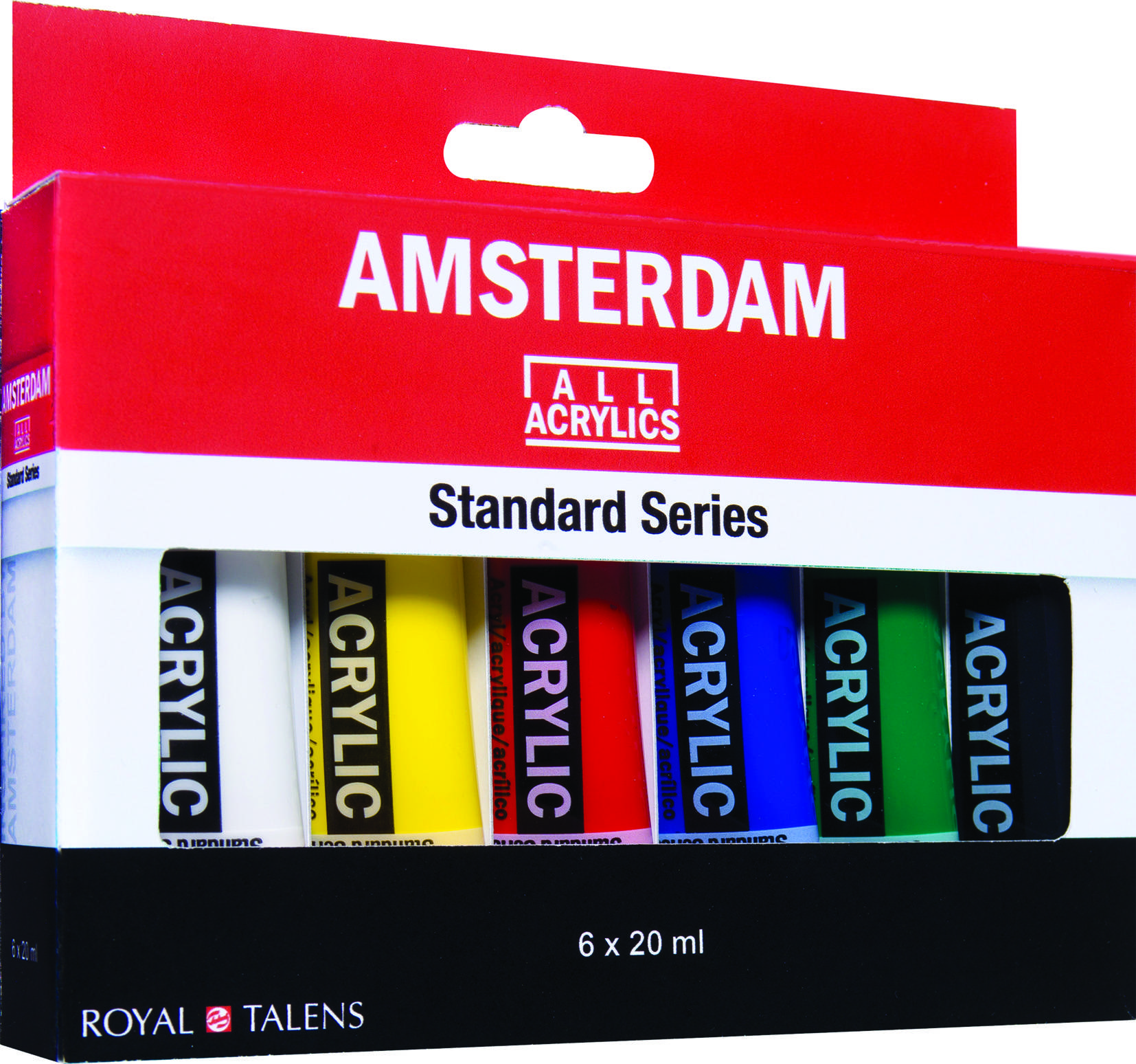 фото Акриловые краски royal talens amsterdam стандарт mixing 6 цветов