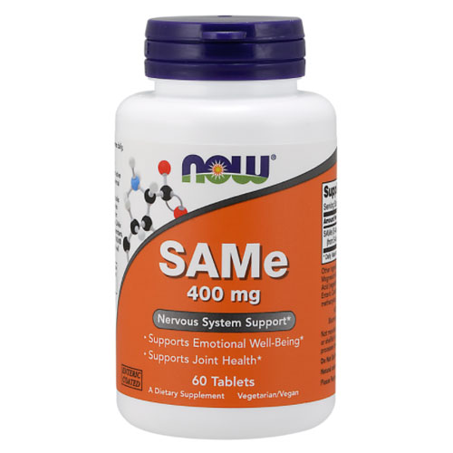 Купить NOW SAMe 400 мг 60 таблеток - адеметионин 400 мг аналог САМе