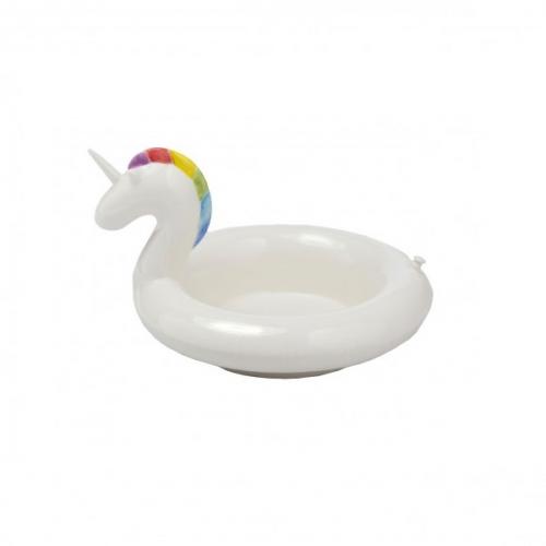 фото Миска сервировочная керамическая floatie unicorn, doiy