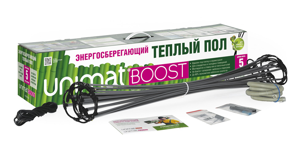 фото Теплый пол стержневой caleo unimat boost-0600 6 м2