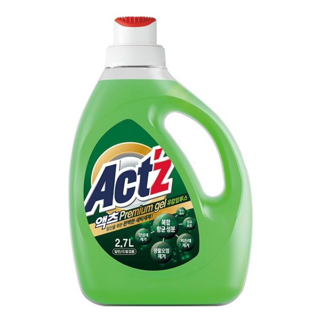 фото Гель для стирки белья act'z primium gel eucalyptus (bottle 2.7l) pigeon