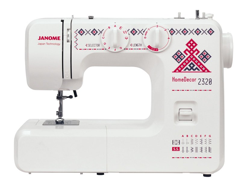 Швейная машина Janome HomeDecor 2320 машина для замешивания теста xiaomi liven home smart dough mixer 7l hmj d7