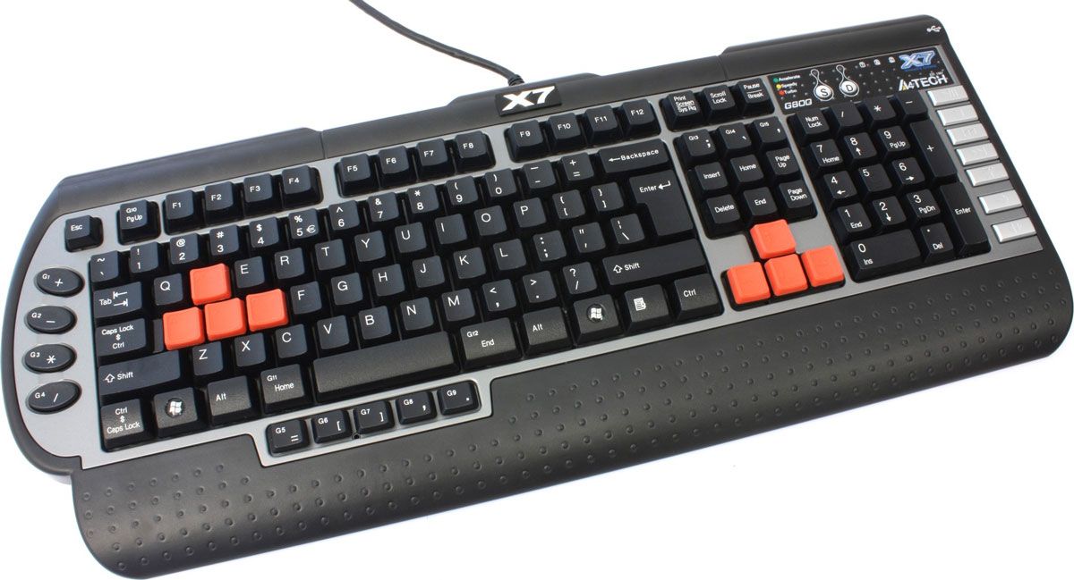 

Игровая клавиатура A4Tech X7-G800 Black, X7-G800