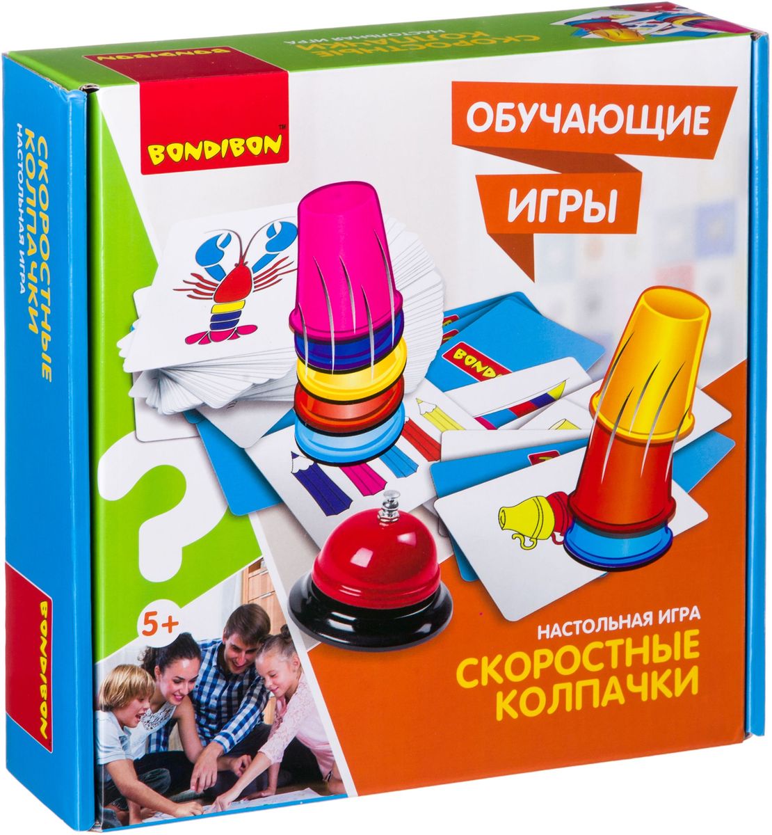 фото Настольная игра bondibon скоростные колпачки