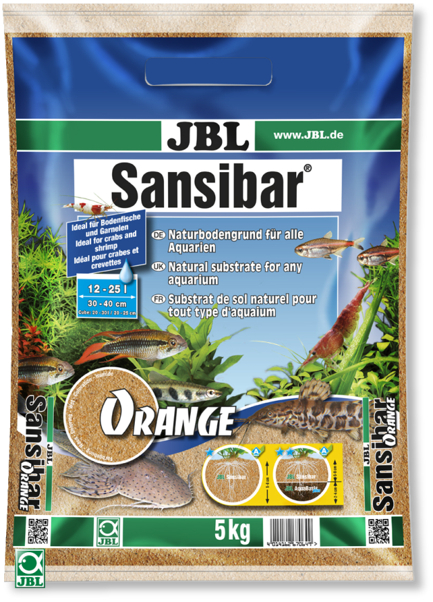 фото Jbl грунт jbl sansibar orange 5кг