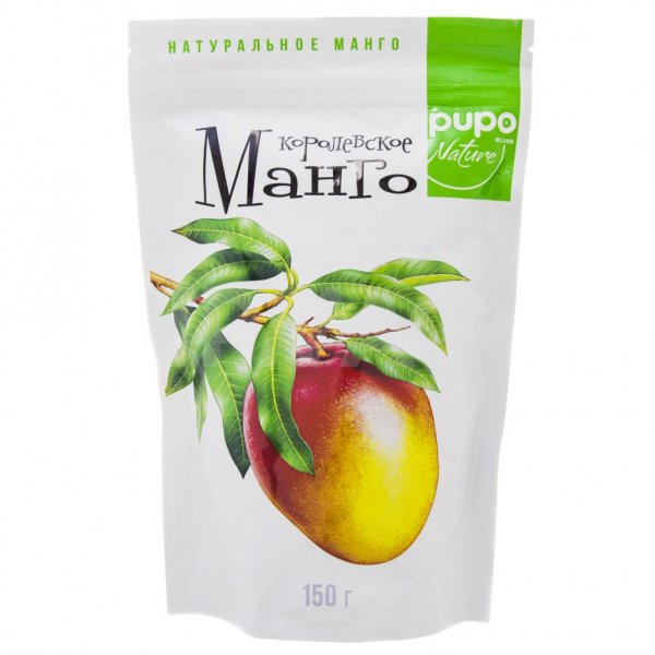 

Манго Pupo королевское сушеное вяленое 150 г