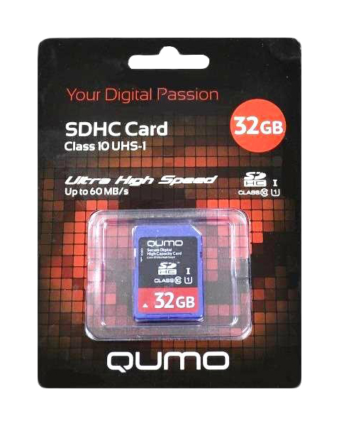 Карта памяти qumo microsdhc 32 гб