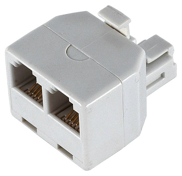 Переходник RJ-45 штекер 8P8C на два гнезда 8P8C