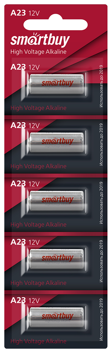 фото Батарейка smartbuy high voltage alkaline sbba-23a5b 5 шт