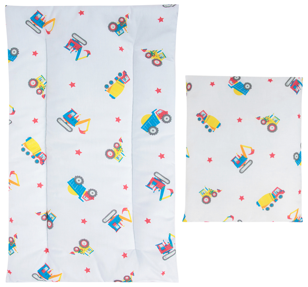 

Комплект в коляску Leader Kids «Рабочий транспорт» GL000603603, бязь, Синий