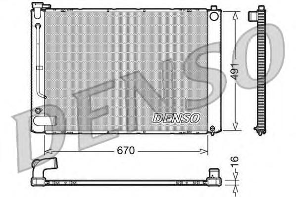 Радиатор Denso DRM50055