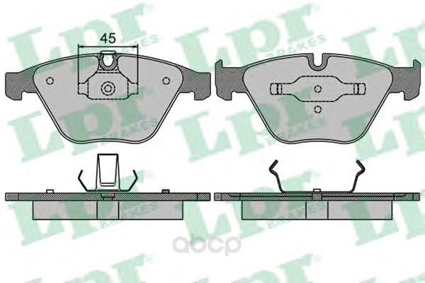 

Колодки тормозные Lpr 05P1510