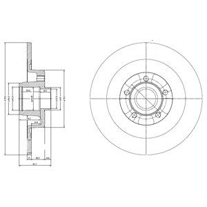 фото Тормозной диск delphi bg9024rsc