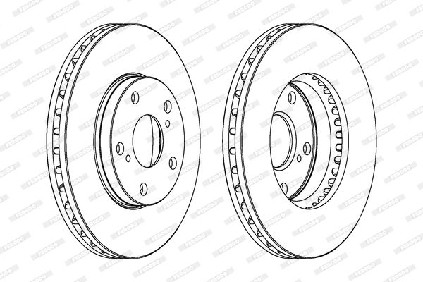 

Тормозной диск FERODO DDF501
