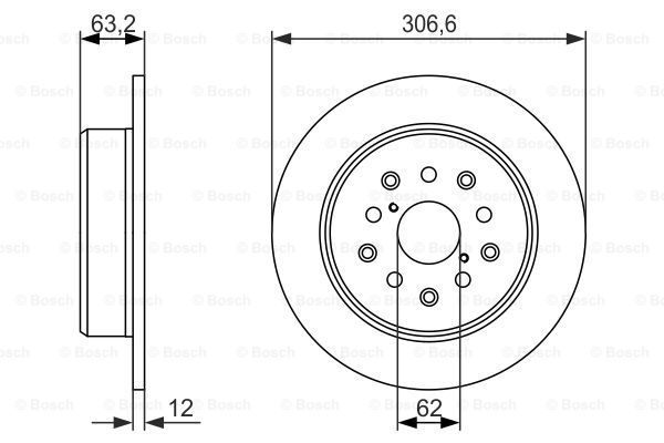 фото Тормозной диск bosch 0986479339